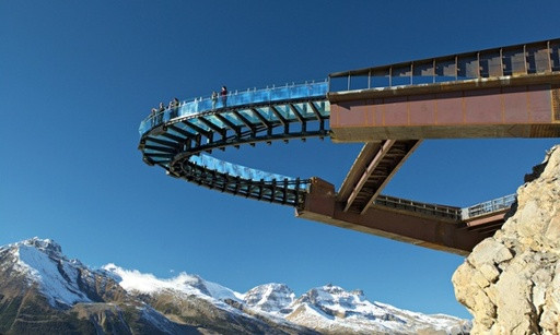 Glacier Skywalk, en Alberta (Canadá)