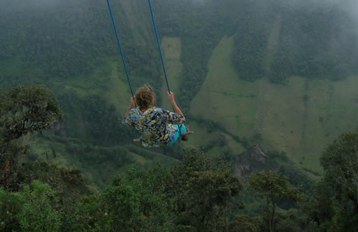 Columpio en la Casa del Árbol, Ecuador