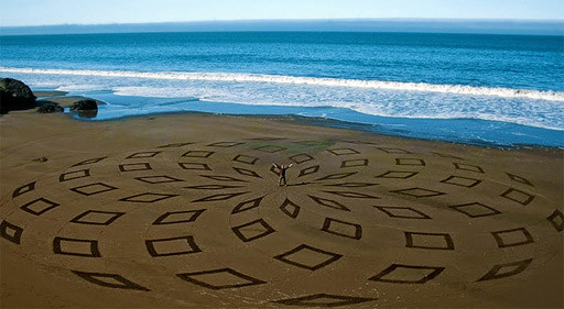 Ecopinturas en la playa