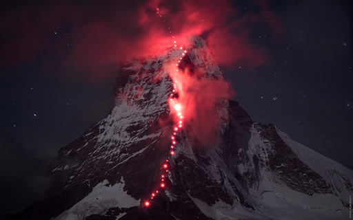 Sesión fotográfica en los Alpes