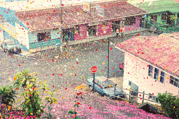 Petalos Volcán Pueblo